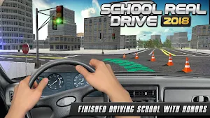 School Real Drive 2022 Screenshot 1