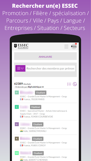 ESSEC Alumni Screenshot 3