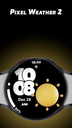 Pixel Weather 2 - Watch face Screenshot 0