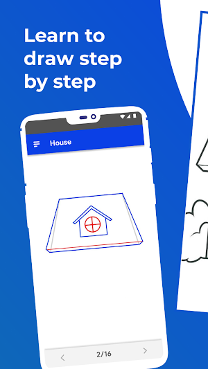 How To Draw Beautiful House: Step By Step Drawing Screenshot 0