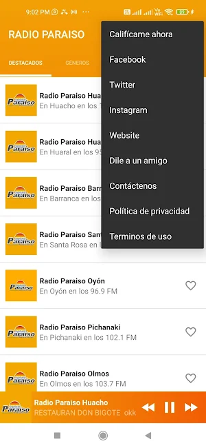 Radio Paraiso Screenshot 3