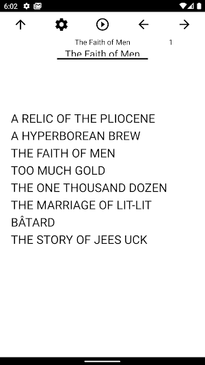 Book, The Faith of Men Screenshot 0