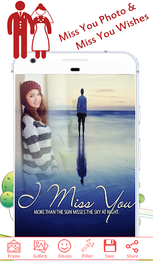 Miss You Photo Frame Screenshot 2