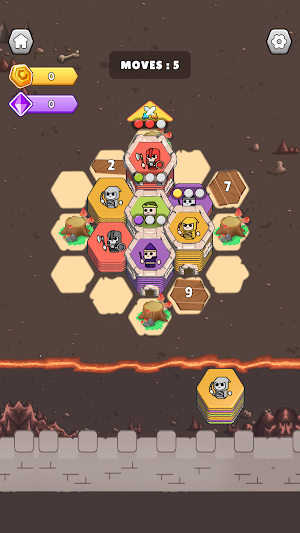 Hexa Clash! Screenshot 1