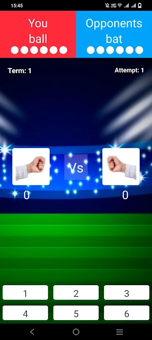 Hand Cricket-Childhood Game Screenshot 1