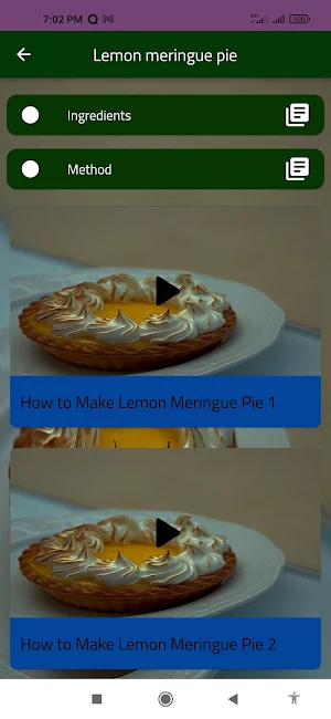 Lemon meringue pie Screenshot 2