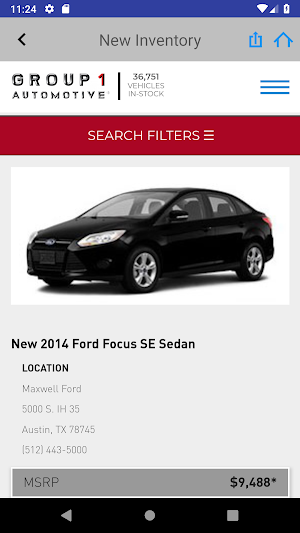 Group 1 Automotive Screenshot 1