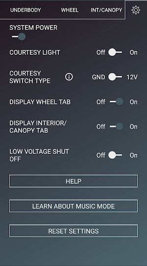 LEDGlow  Golf Cart Control Screenshot 1
