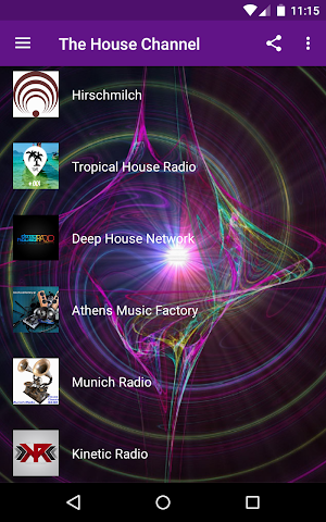 The House Channel - Live Electronic Music Radios Screenshot 1