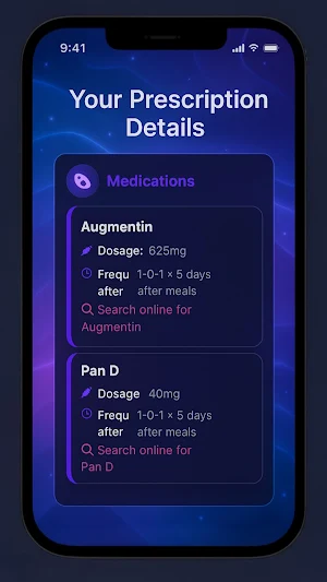 Prescription Reader AI Screenshot 2