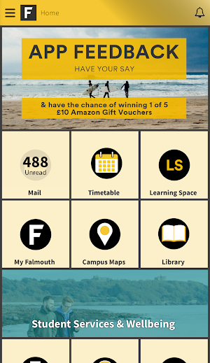 Falmouth University App Screenshot 0