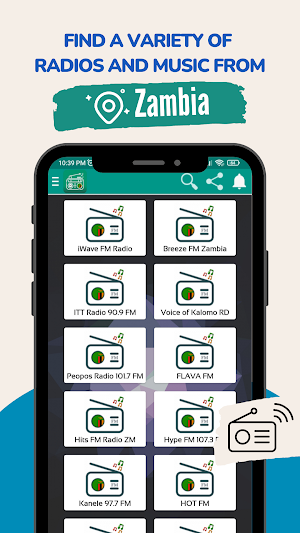 Zambia Fm Radio - Music Screenshot 1