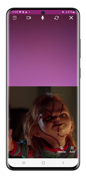 Chucky fake video call Screenshot 1