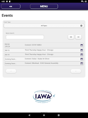 IAWA Mobile App Screenshot 2