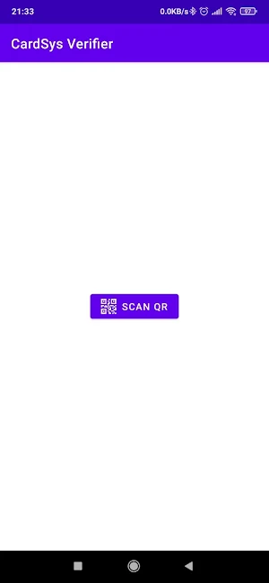 CardSys Verifier Screenshot 0