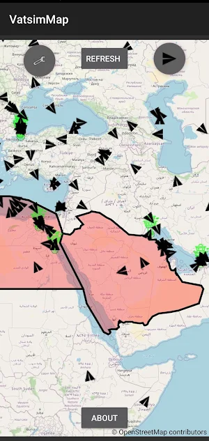 VatsimMap Screenshot 0