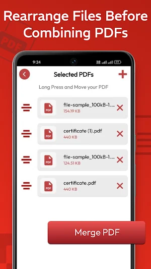 Merge Multiple PDF Screenshot 1