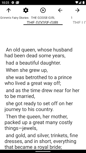 Book, Grimm's Fairy Stories Screenshot 1