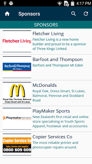Three Kings United Club App Screenshot 3