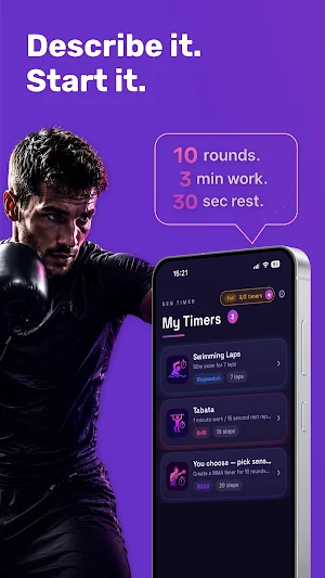 GenTimer: AI Timer & Stopwatch Screenshot 0