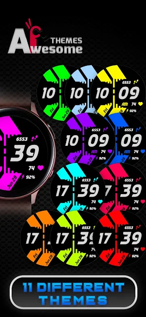 Sportex - Digital Watch Face Screenshot 2