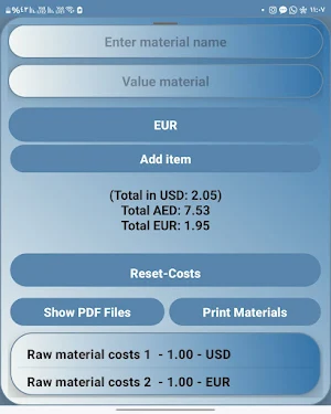 Product Calculator Screenshot 2