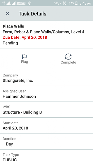 Oracle Primavera Projects Screenshot 2