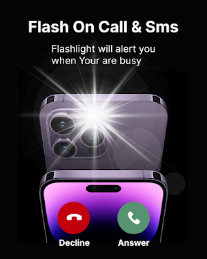 Flash Alerts On Calls & SMS Screenshot 0