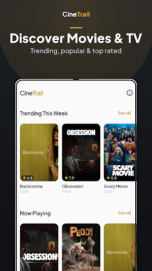 CineTrail: Movies & Trailers Screenshot 0