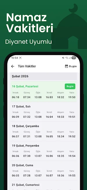 Minber - Ezan Vakitleri Screenshot 1