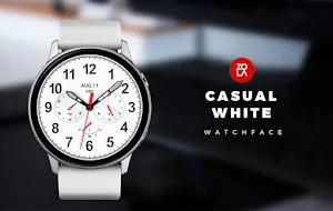 Casual White Watch Face Screenshot 0