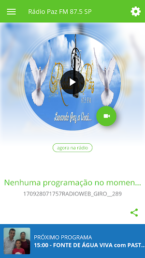 Rádio Paz FM 87.5 SP Screenshot 0