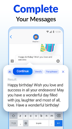 Writely - AI Keyboard & Writer Screenshot 3