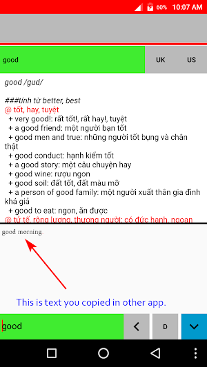 English Vietnamese Dictionary Screenshot 2