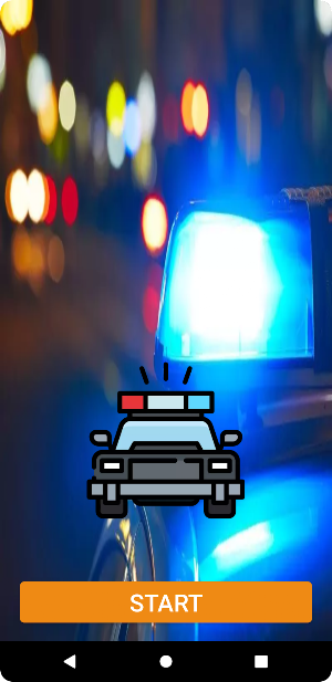 Police siren funny prank Screenshot 0