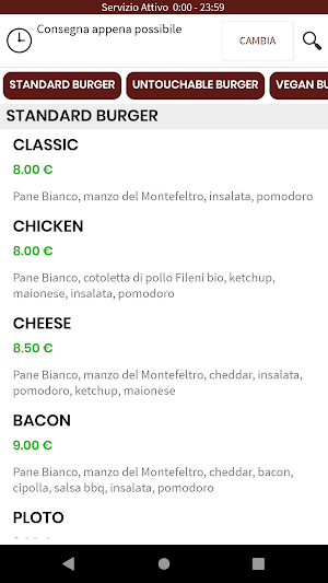 DeliverEat Pesaro Screenshot 2