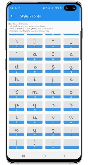 Stylish Fonts for Huawei Phones Screenshot 1