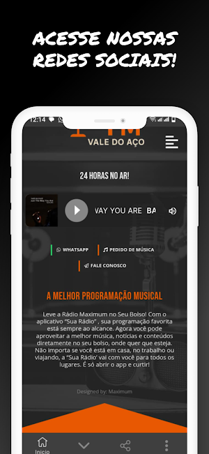 Rádio Viva FM Vale do Aço Screenshot 2