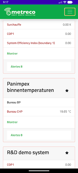Metreco Mobile Measuring Screenshot 1