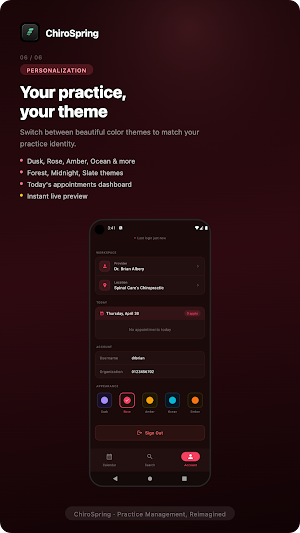 ChiroSpring Desktop - Mobile Screenshot 1