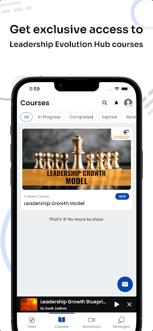 Leadership Evolution Hub Screenshot 2