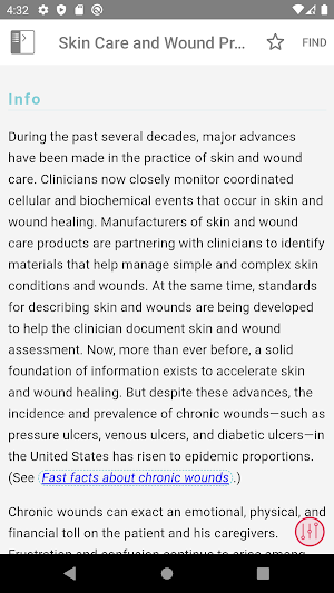 Clinical Guide Skin Wound Care Screenshot 2