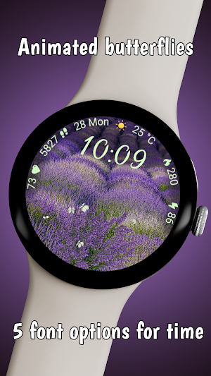 Lavender and Butterflies Screenshot 1