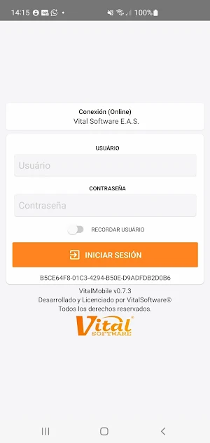 VitalMobile Screenshot 0