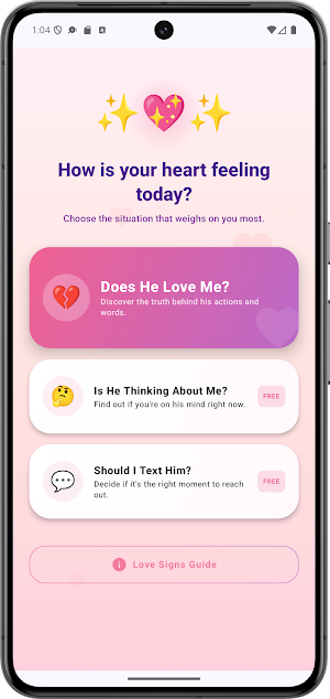 Does He Love Me Quiz Screenshot 0