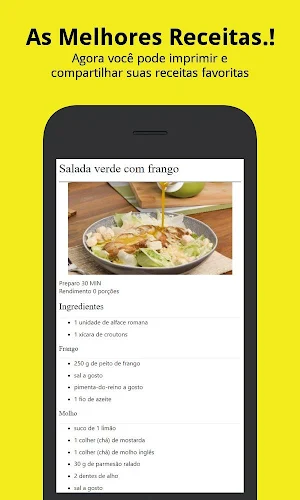 Receitas Fitness Fáceis Screenshot 3