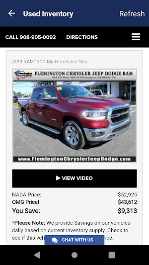 Flemington Chrysler Jeep Dodge Screenshot 3
