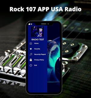 Rock 107 APP USA Radio Screenshot 1