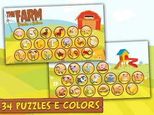 Farm Animals: Kids & Girls puzzles games Free Screenshot 2