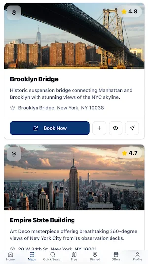Pin: NYC Map & Travel Guide Screenshot 2
